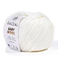 GAZZAL BABY WOOL 801; Состав: 40% Шерсть мериноса, 20% Кашемир ПА, 40% Акрил; 50 г/175 м