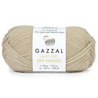 GAZZAL Happy Feet Uni Colors (3555); Состав: 75% Мериносовая шерсть, 25% Полиамид; 50 г / 165 м