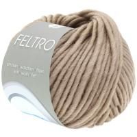 Пряжа Lana Grossa FELTRO 122 (бежевый песок); Состав: 100% Натуральная шерсть; 50 гр / 50 м