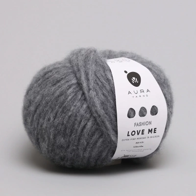 Пряжа AURA YARNS FASHION LOVE ME  1412 ash - Состав: 87% меринос, 13% полиамид  50 гр/125 м