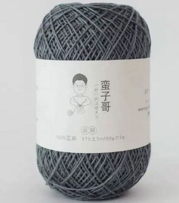 Пряжа Yunfei 03; Состав: лён 100%; 50г / 175м